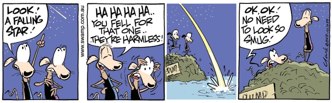 Swamp Cartoon of the Day - Falling Star Comic
