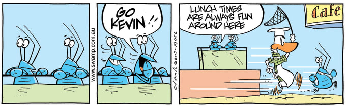 Swamp Cartoon of the Day - Lunchtime Entertainment