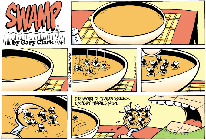 Swamp Cartoon of the Day - Latest Thrill Ride