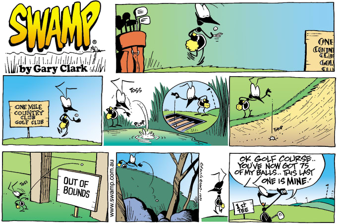 Swamp Cartoon of the Day - Country Club