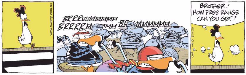 Swamp Cartoon of the Day - Crossing the RoadFebruary 13, 2026