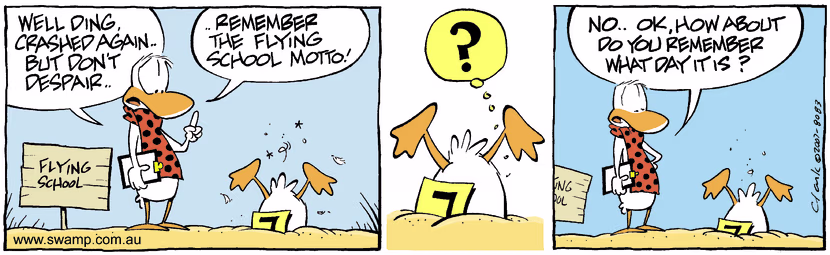 Swamp Cartoon of the Day - Flying funFebruary 25, 2026