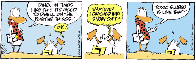 Swamp Cartoon of the Day - Positive ThingsFebruary 27, 2026