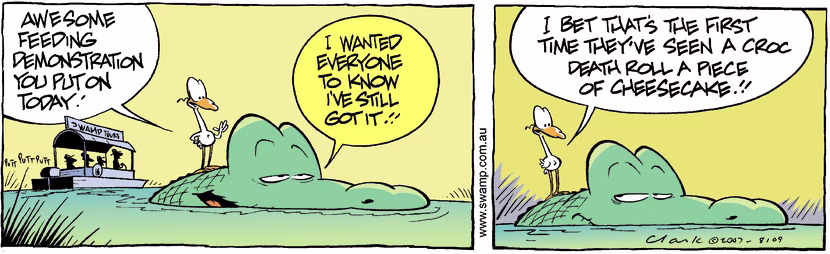 Swamp Cartoon of the Day - Awesome Feeding DemoMarch 27, 2026