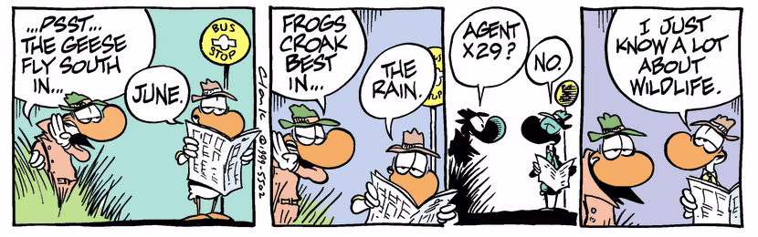 Swamp Cartoon - Spy TalkJanuary 1, 1999