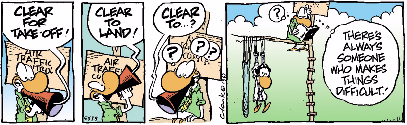 Swamp Cartoon - Bad DayJanuary 1, 1999