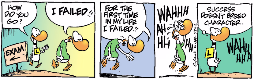 Swamp Cartoon - Failed ExamJanuary 1, 1999