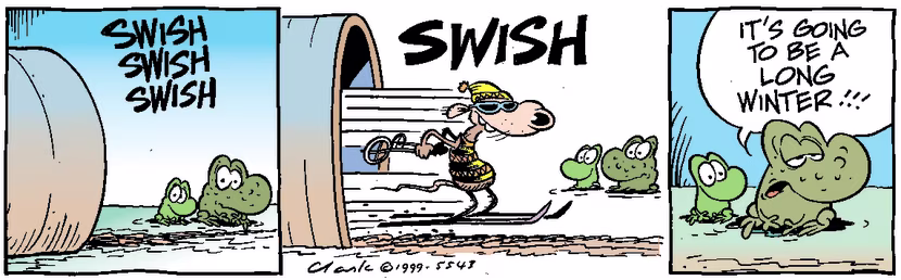 Swamp Cartoon - Long WinterJanuary 1, 1999
