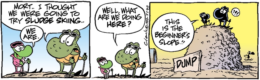 Swamp Cartoon - Beginner’s SlopeJanuary 1, 1999