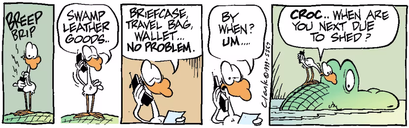 Swamp Cartoon - Business ProposalJanuary 1, 1999