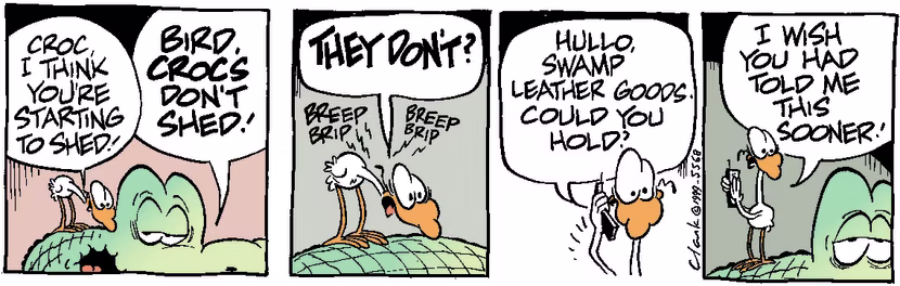 Swamp Cartoon - High HopesJanuary 1, 1999