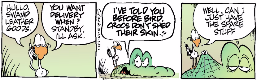 Swamp Cartoon - Leather GoodsJanuary 1, 1999