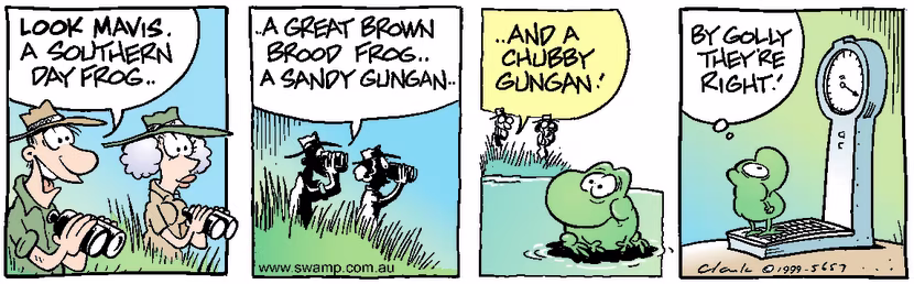Swamp Cartoon - Chubby GunganNovember 8, 1999