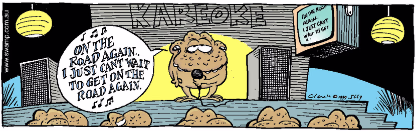 Swamp Cartoon - KareokeNovember 22, 1999