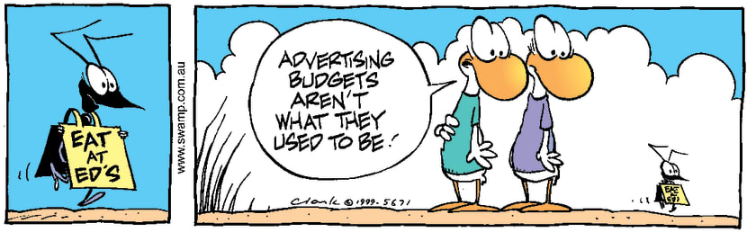 Swamp Cartoon - Ant AdNovember 24, 1999