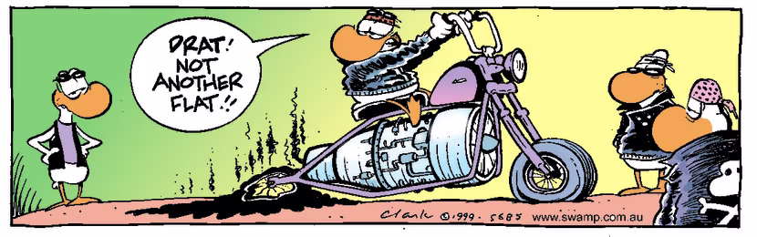 Swamp Cartoon - Jet EngineDecember 10, 1999