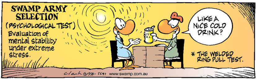 Swamp Cartoon - Army Psych TestDecember 20, 1999