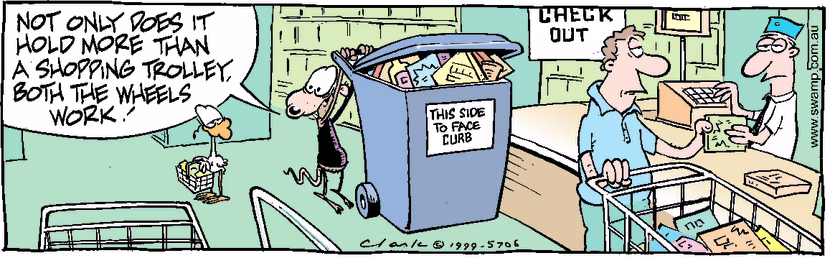 Swamp Cartoon - Alternate trolleyJanuary 4, 2000