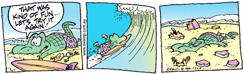 Swamp Cartoon - DumpedJanuary 25, 2000