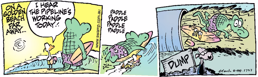 Swamp Cartoon - PipelineJanuary 28, 2000