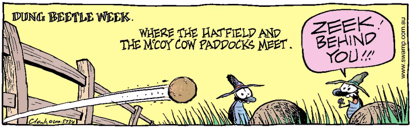 Swamp Cartoon - Farm WarsFebruary 5, 2000