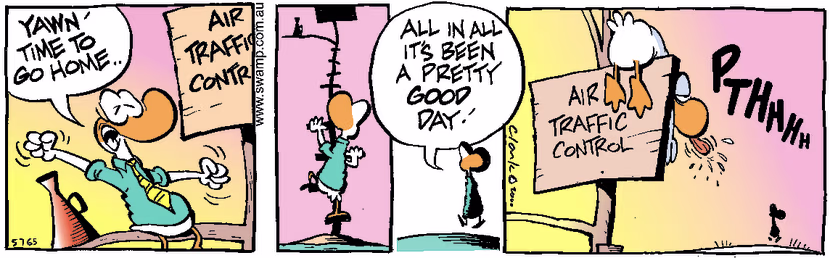 Swamp Cartoon - Good DayJanuary 1, 2000