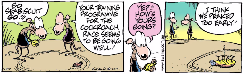 Swamp Cartoon - TrainingMay 3, 2000