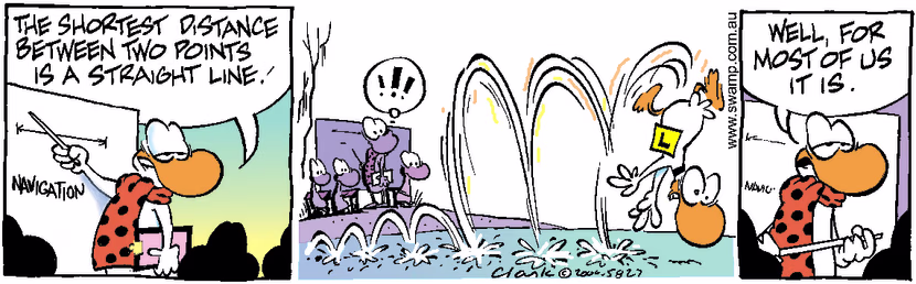 Swamp Cartoon - Bumpy LessonMay 23, 2000