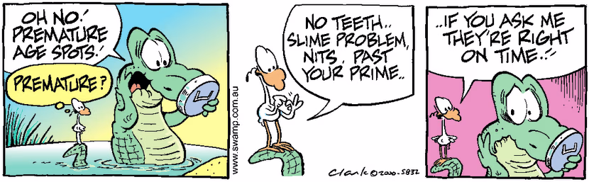 Swamp Cartoon - OldMay 29, 2000
