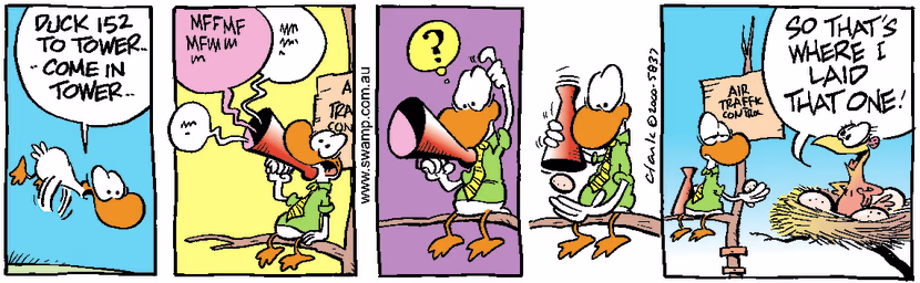 Swamp Cartoon - MisplacedJune 3, 2000