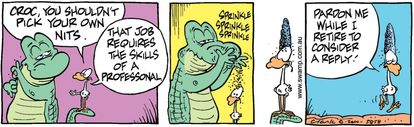 Swamp Cartoon - Show OffJune 28, 2000