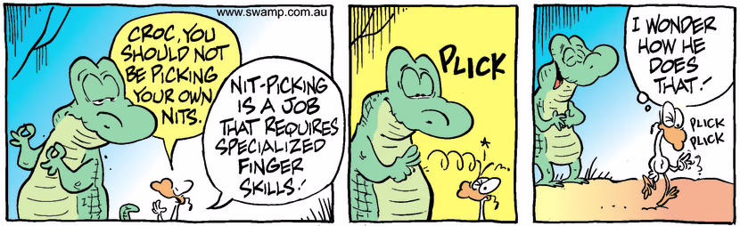 Swamp Cartoon - Nit FlickedJune 29, 2000