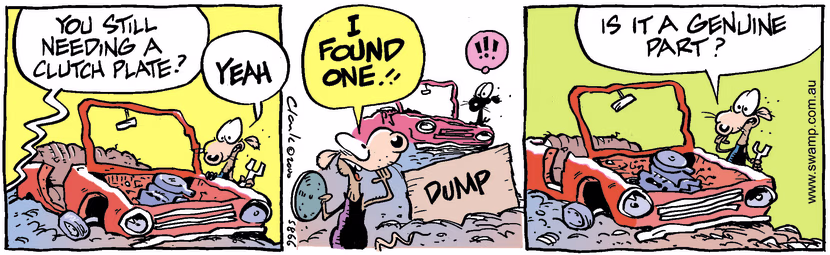 Swamp Cartoon - Car RepairJuly 7, 2000
