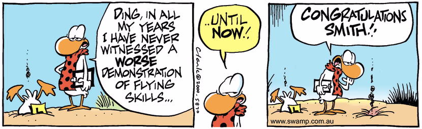 Swamp Cartoon - No SkillsJuly 12, 2000
