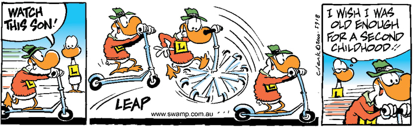Swamp Cartoon - ScooterSeptember 6, 2000