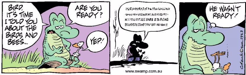 Swamp Cartoon - Birds And BeesSeptember 12, 2000