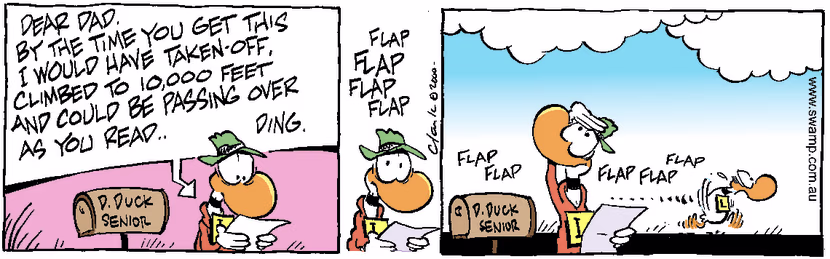 Swamp Cartoon - PersistanceDecember 6, 2000