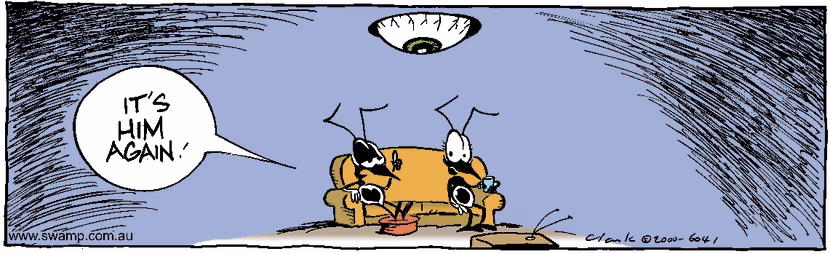 Swamp Cartoon - The VisitorJanuary 27, 2001