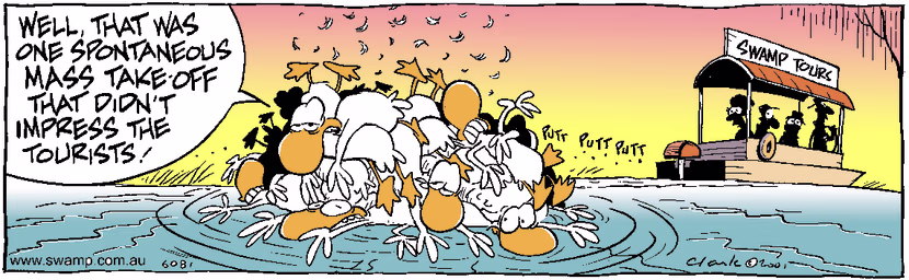 Swamp Cartoon - oopsMarch 15, 2001