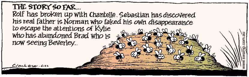 Swamp Cartoon - Story So FarMay 2, 2001