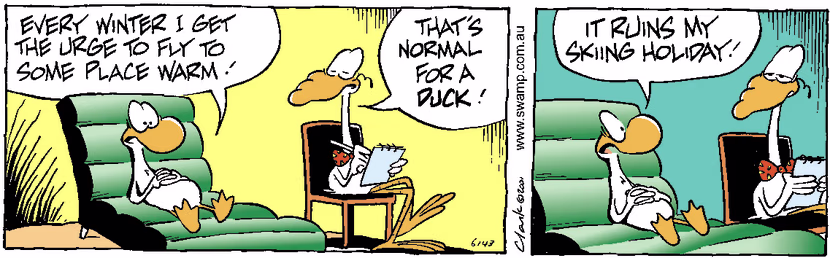 Swamp Cartoon - Warm FeelingsJanuary 1, 2001