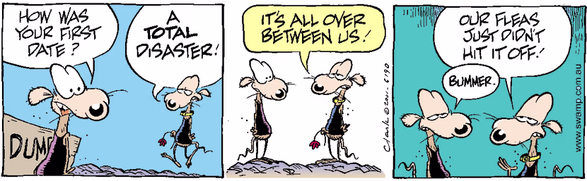 Swamp Cartoon - Cheese Rat Dating ComicJuly 20, 2001