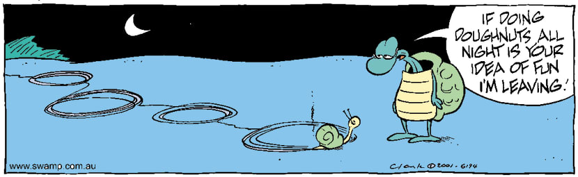 Swamp Cartoon - Friday NightJuly 25, 2001