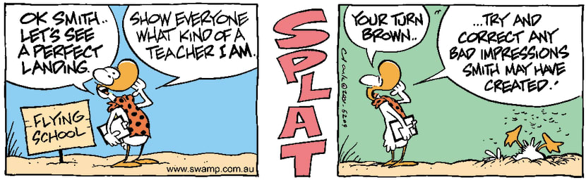 Swamp Cartoon - Student SkillsAugust 11, 2001