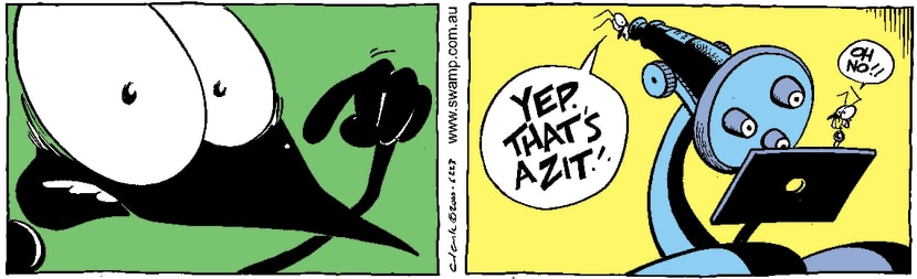 Swamp Cartoon - Puberty BluesAugust 28, 2001