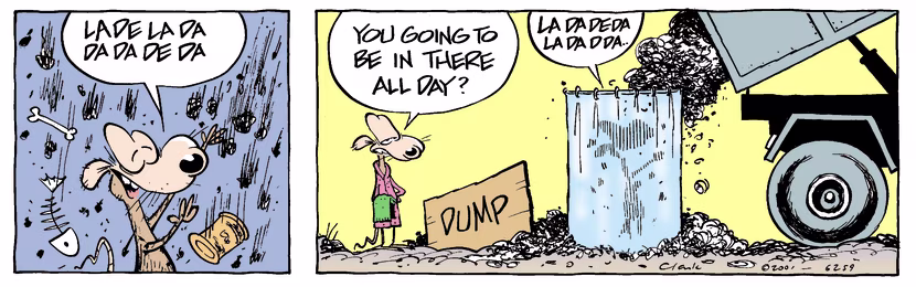 Swamp Cartoon - La De La DaOctober 9, 2001