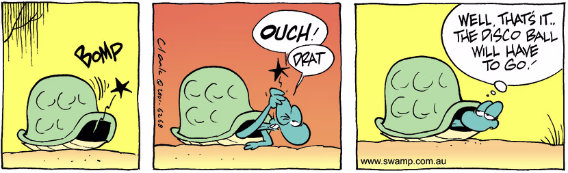 Swamp Cartoon - GroovinOctober 19, 2001
