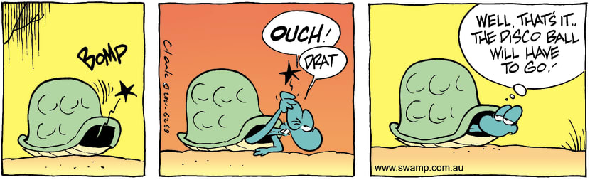 Swamp Cartoon - GroovinOctober 19, 2001