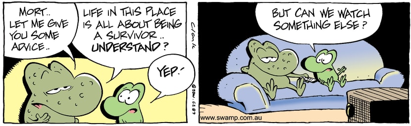 Swamp Cartoon - AdviceNovember 13, 2001