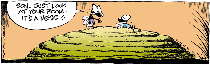 Swamp Cartoon - Typical TeenNovember 17, 2001